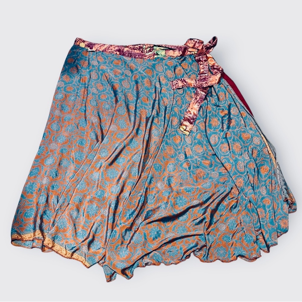 🆕NWT Karma Nepal Crafts reversible Saree - Picture 2 of 16